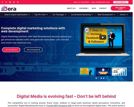 website thubmnail of W3Era Technologies