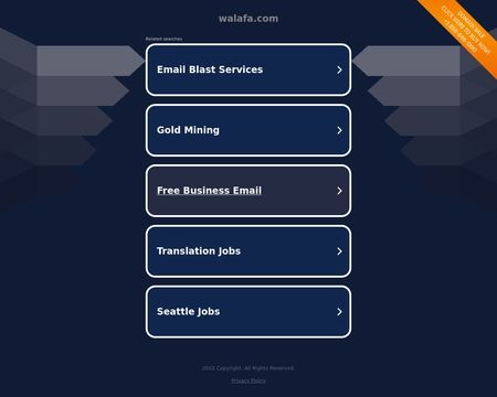 website thubmnail of Walafa