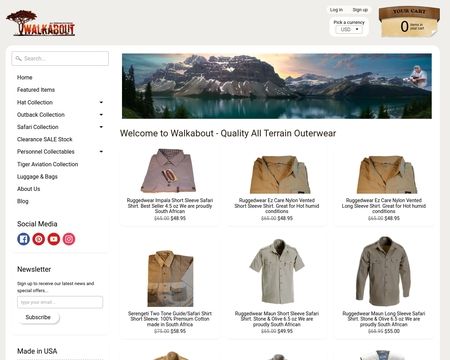 website thubmnail of Walkabout.com