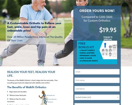 website thubmnail of Walkfit
