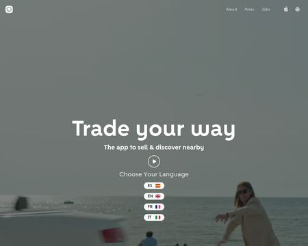 website thubmnail of WallaPop
