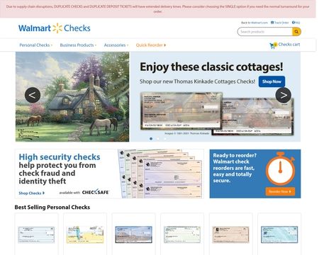 website thubmnail of Walmart Checks
