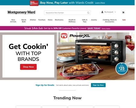 website thubmnail of Montgomery Wards