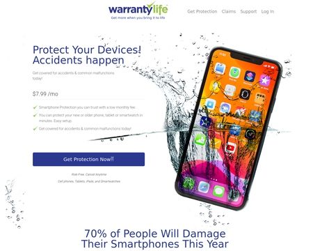 website thubmnail of Warrantylife