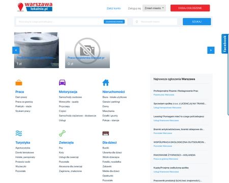 website thubmnail of Warszawalokalnie.pl