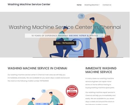website thubmnail of Washing Machine Service Center