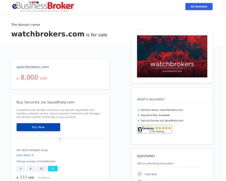 website thubmnail of WatchBrokers.com