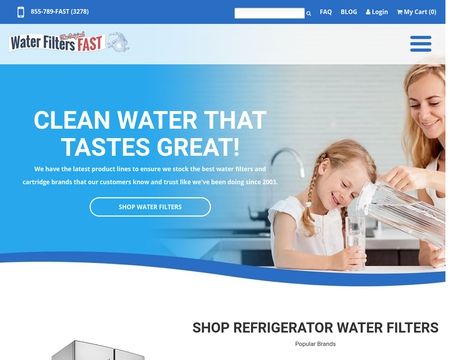 website thubmnail of Water Filters Fast