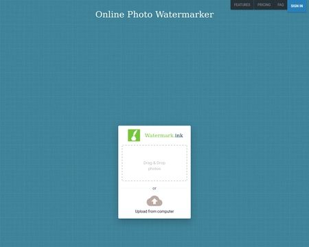website thubmnail of Watermark.ink