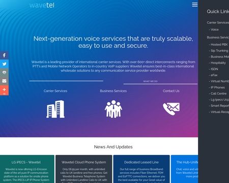 website thubmnail of Wavetel Ltd