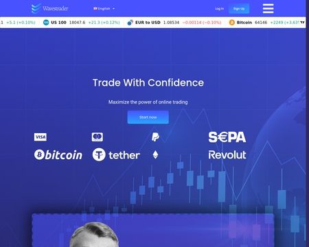 website thubmnail of Wavestrader.io