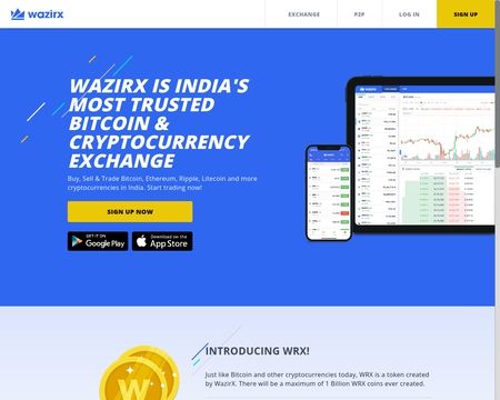 website thubmnail of WazirX
