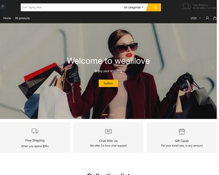 website thubmnail of Wealllove.co
