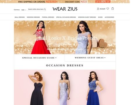 website thubmnail of Wear Zius