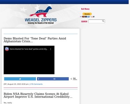 website thubmnail of Weasel Zippers