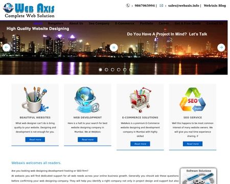 website thubmnail of Web Axis