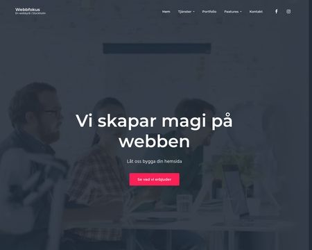 website thubmnail of Webbfokus.se