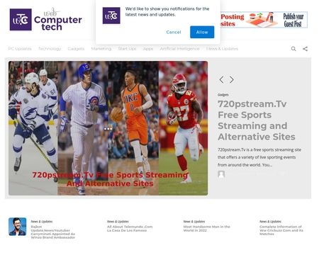 website thubmnail of Webcomputertech