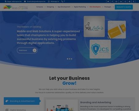 website thubmnail of WebCrayons.biz