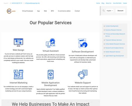 website thubmnail of Webdesign-bpo.de