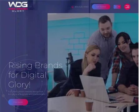 website thubmnail of Web Design Glory