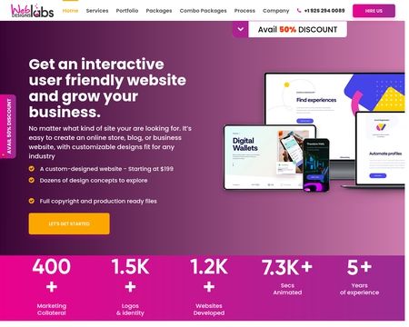 website thubmnail of Web Design Labs