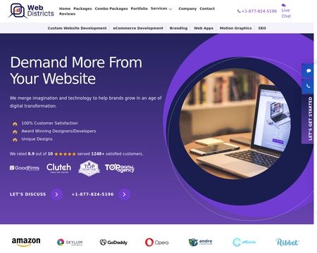 website thubmnail of Web Districts