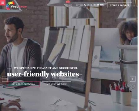 website thubmnail of Webheay.co.uk