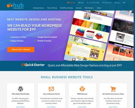 website thubmnail of Web Hosting Hub