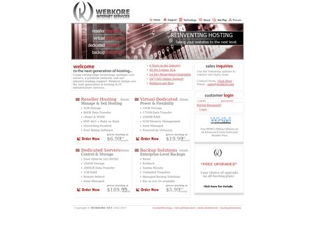 website thubmnail of Webkore