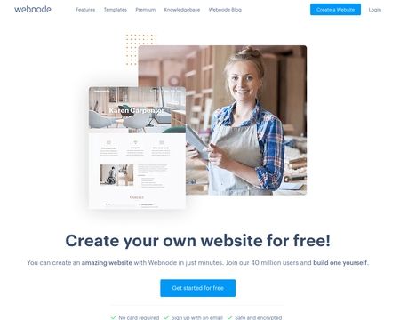 website thubmnail of Webnode