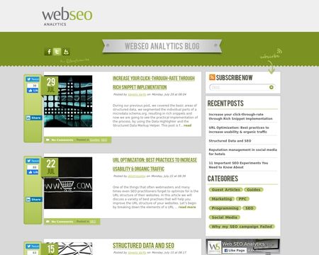 website thubmnail of Web SEO Analytics