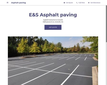 website thubmnail of Asphalt Paving