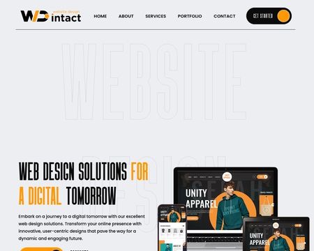 website thubmnail of Website Design Intact