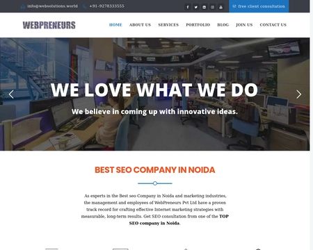 website thubmnail of Websolutions.world
