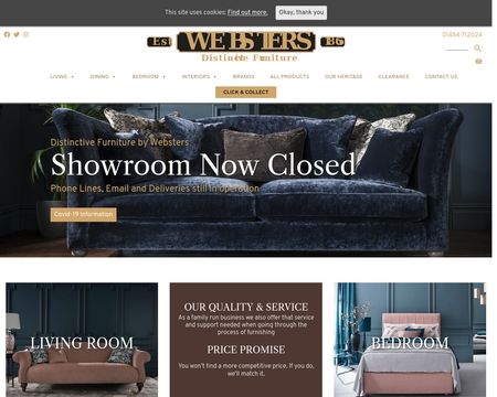 website thubmnail of Websters Furniture