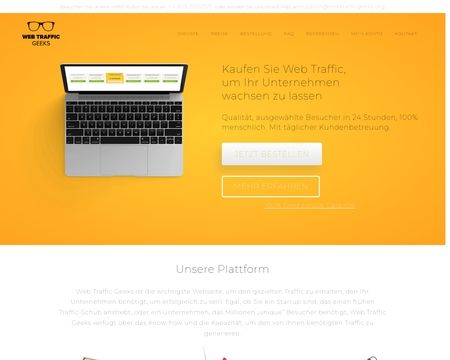 website thubmnail of Webtrafficgeeks.de