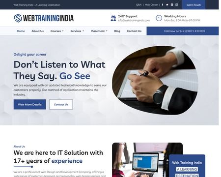 WebTrainingIndia