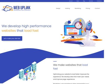 website thubmnail of Webup.link