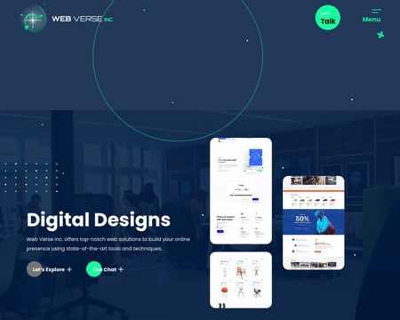 website thubmnail of Web Verse Inc