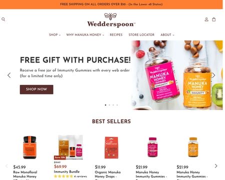 website thubmnail of Wedderspoon
