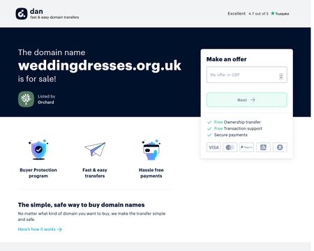 website thubmnail of Weddingdresses.org.uk