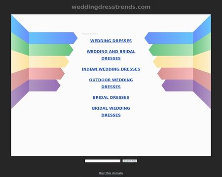 website thubmnail of WeddingDressTrends