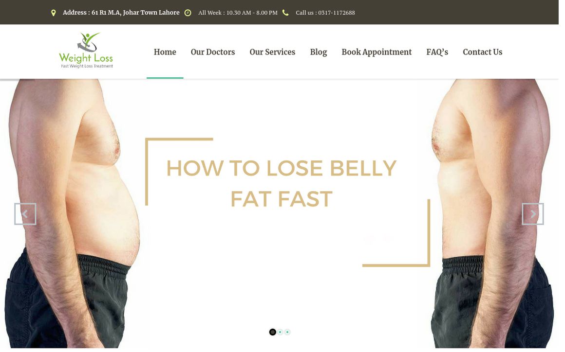 website thubmnail of Weightlose.pk