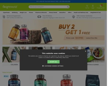 website thubmnail of Weightworld.uk