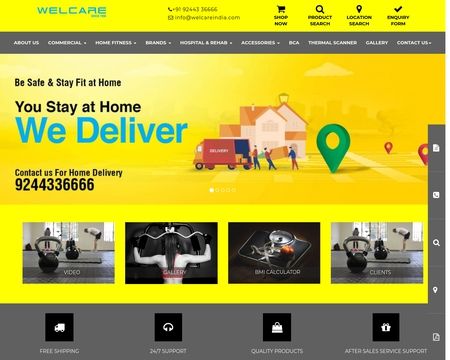 website thubmnail of Welcare India