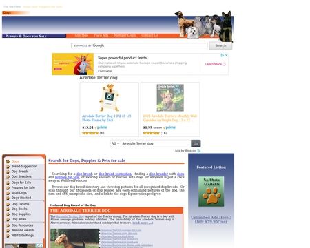 website thubmnail of WellBredPets