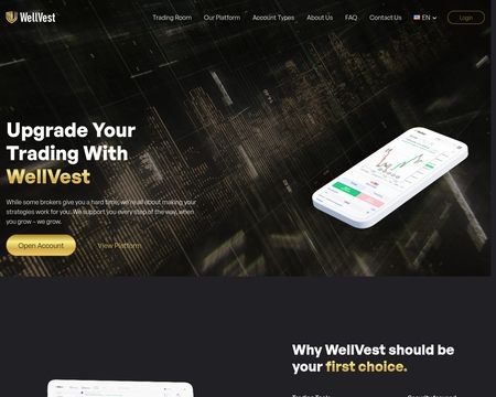 website thubmnail of Wellvest.pro
