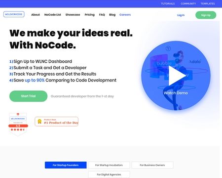 website thubmnail of Welovenocode