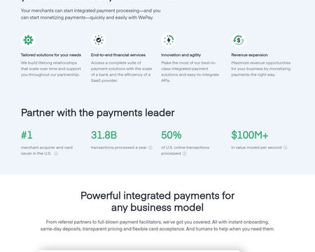 website thubmnail of WePay